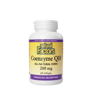 Natural Factors Koenzým Q10 100 % Natural (60 mäkkých kapsúl) - Viking Supplements