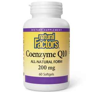 Natural Factors Koenzým Q10 200 mg, 30 mäkkých kapsúl – Viking Supplements