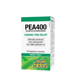 Natural Factors PEA400 Palmitoyletanolamid (90 rastlinných kapsúl) – Viking Supplements