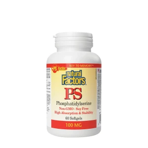 Natural Factors PS FOSFATIDYLSERÍN 100 MG (60 mäkkých kapsúl) - Viking Supplements