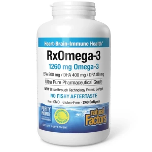Natural Factors RxOmega-3 240 mäkkých kapsúl – Viking Supplements