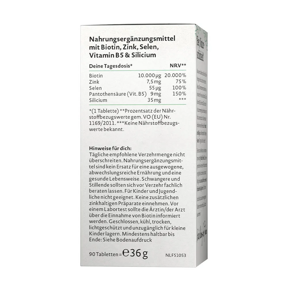 Nature Love Biotin Complex (90 Tablets) – Obrázok 2