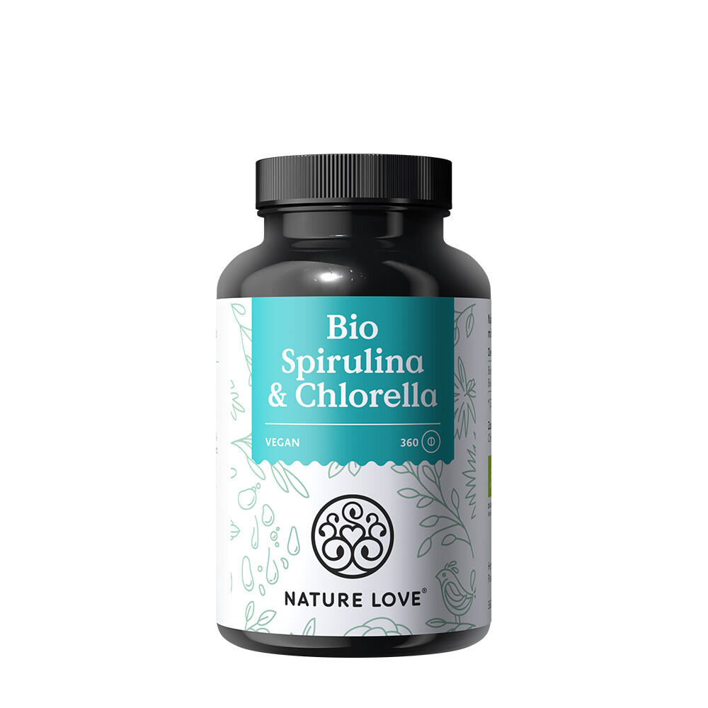 Nature Love Organická spirulina a chlorella (360 tabliet) – Viking Supplements