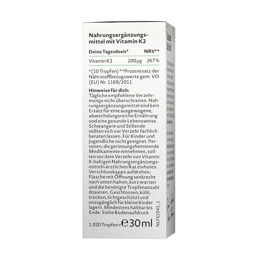 Nature Love Vitamin K2 (30 ml) – Obrázok 2