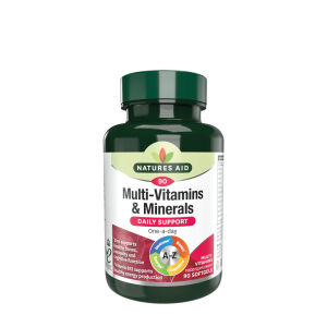 Natures Aid Multi-Vitamins & Minerals (with Iron) (90 Softgels) - Viking Supplements