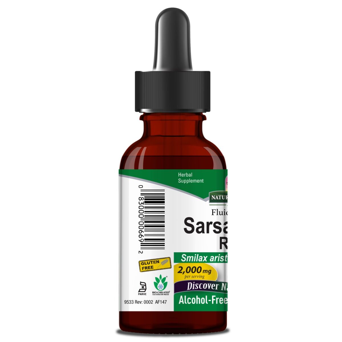 Nature's Answer Sarsaparilla Root 2000ml. Alcohol-Free 30ml – Obrázok 3