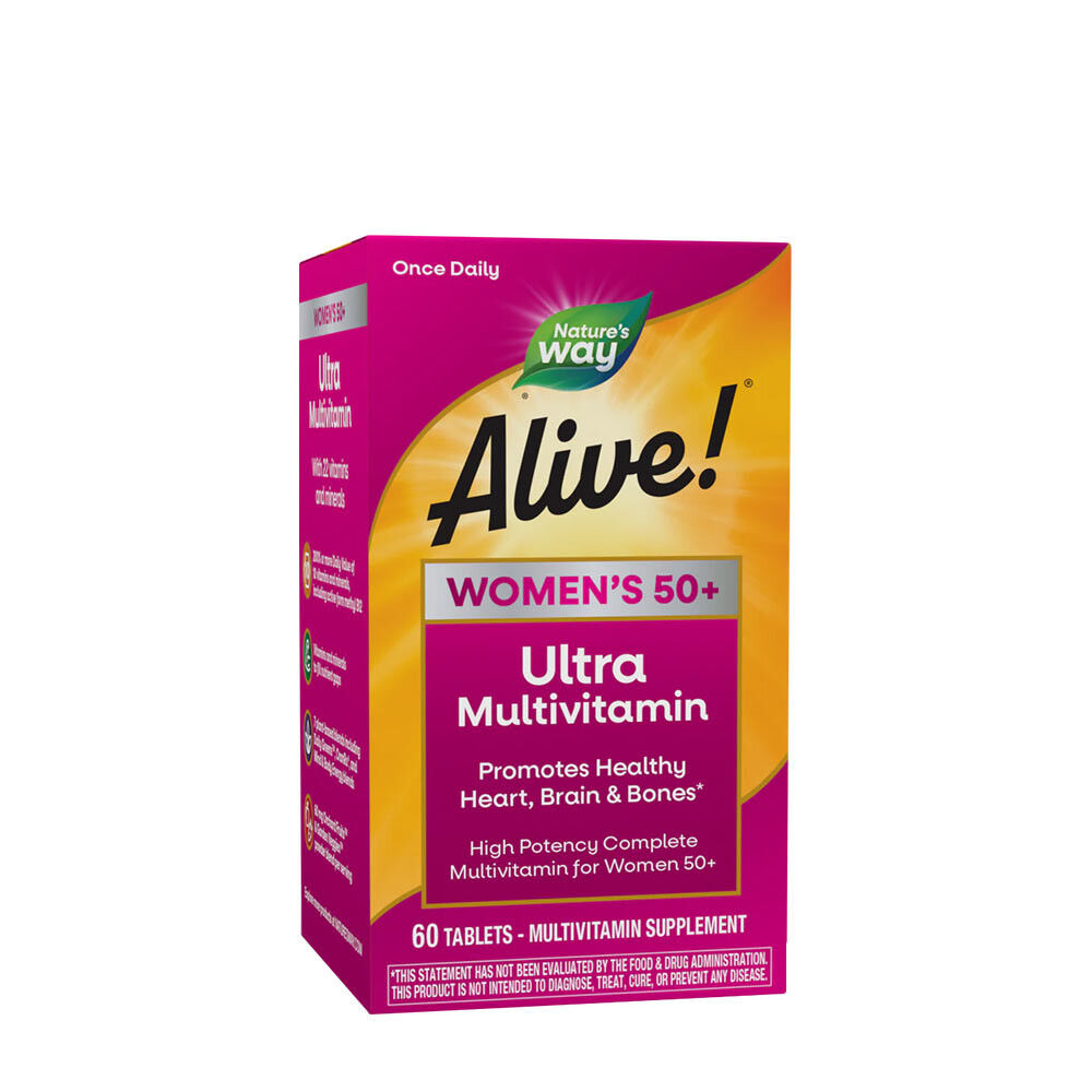 Natures Way Alive!® Multivitamín Ultra pre ženy nad 50 rokov (60 tabliet) – Viking Supplements