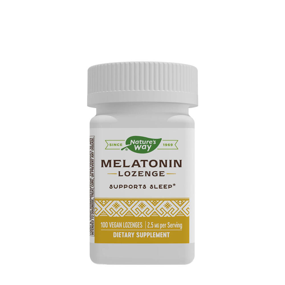 Natures Way Melatonin-pastiller (100 pastiller)