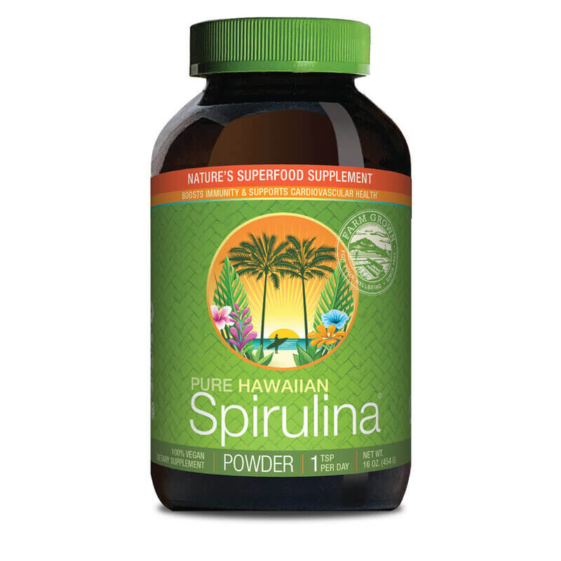 Nutrex Spirulina z Havaja – 100% vegánsky prášok 454 g – Viking Supplements