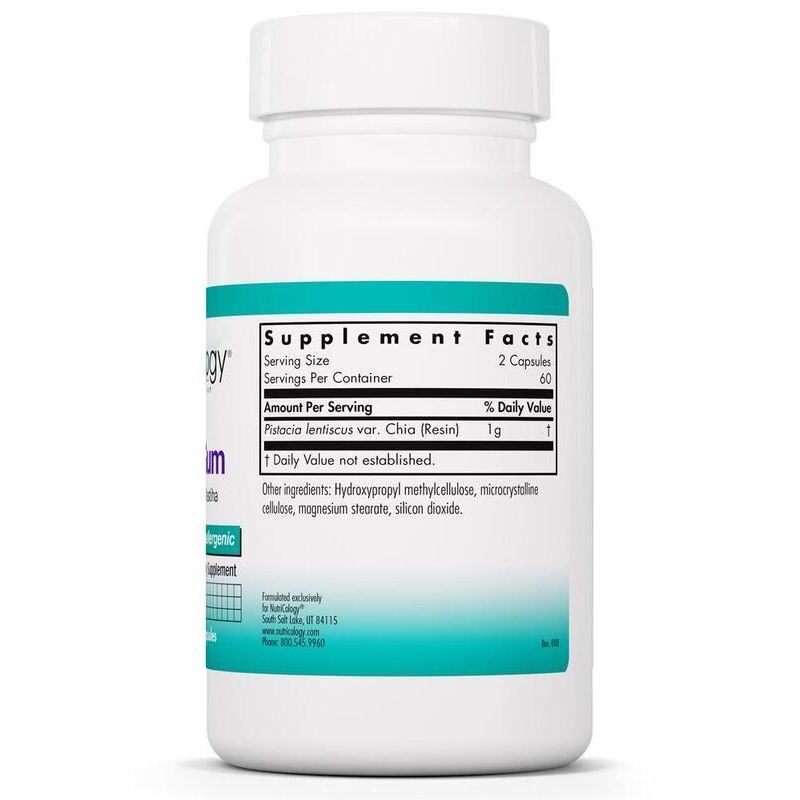 Nutricology Mastic Gum 120 veg. capsules – Obrázok 3