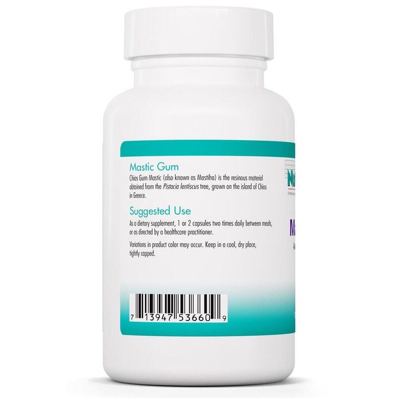 Nutricology Mastic Gum 120 veg. capsules – Obrázok 4