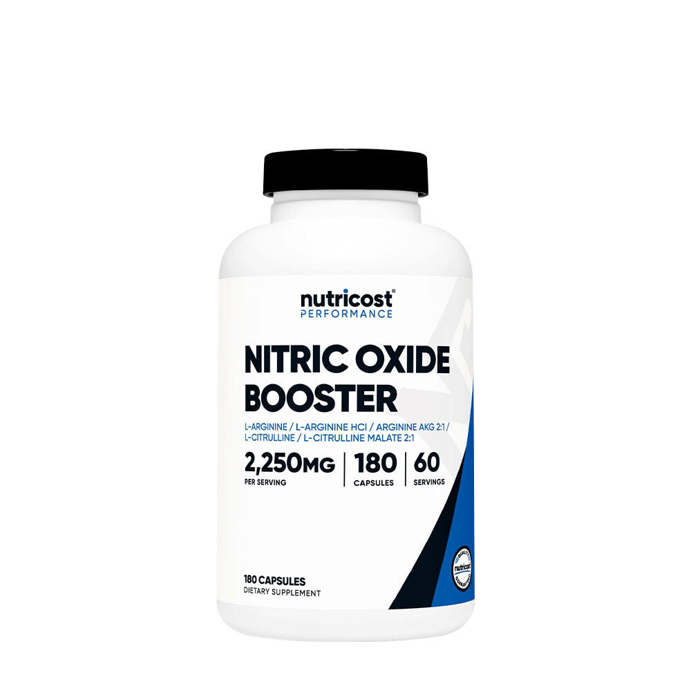 Nutricost Nitric Oxide Booster 750 mg (180 Capsules) - Viking Supplements