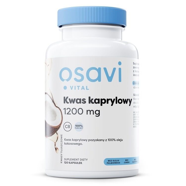 OSAVI Caprylic acid 600 mg (120 caps) - Viking Supplements