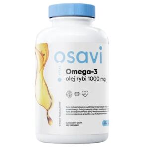 OSAVI Omega-3 Fish Oil Molecularly Distilled 1000 mg lemon flavour (180 softgels) - Viking Supplements