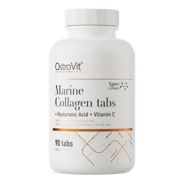 OSTROVIT Morský kolagén + kyselina hyalurónová + vitamín C (90 tabliet) – Viking Supplements