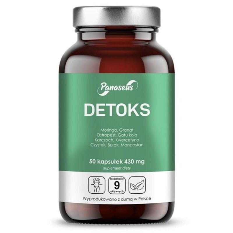 Panaseus - Detox 50 kapsler