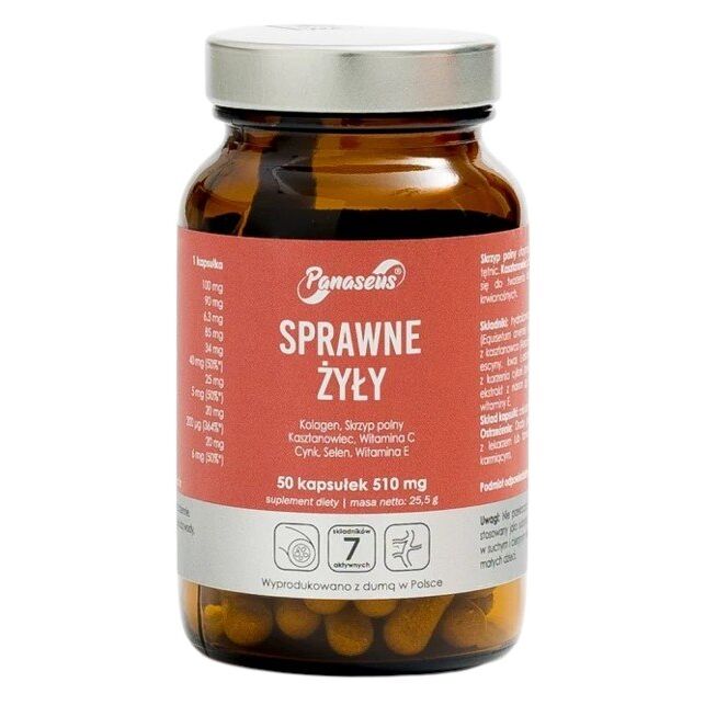 PANASEUS – Účinné žily (50 kapsúl) – Viking Supplements
