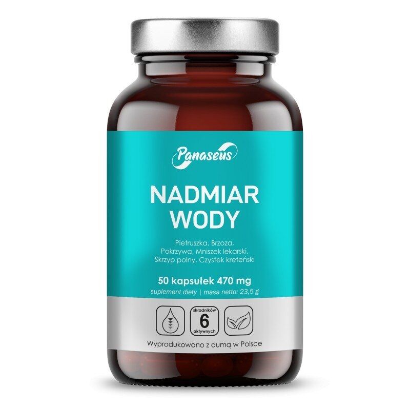 PANASEUS Prebytok vody (50 kapsúl) – Viking Supplements