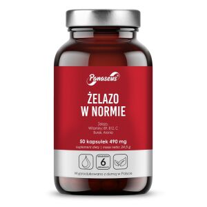 PANASEUS Železo v normálnom rozmedzí (50 kapsúl) – Viking Supplements