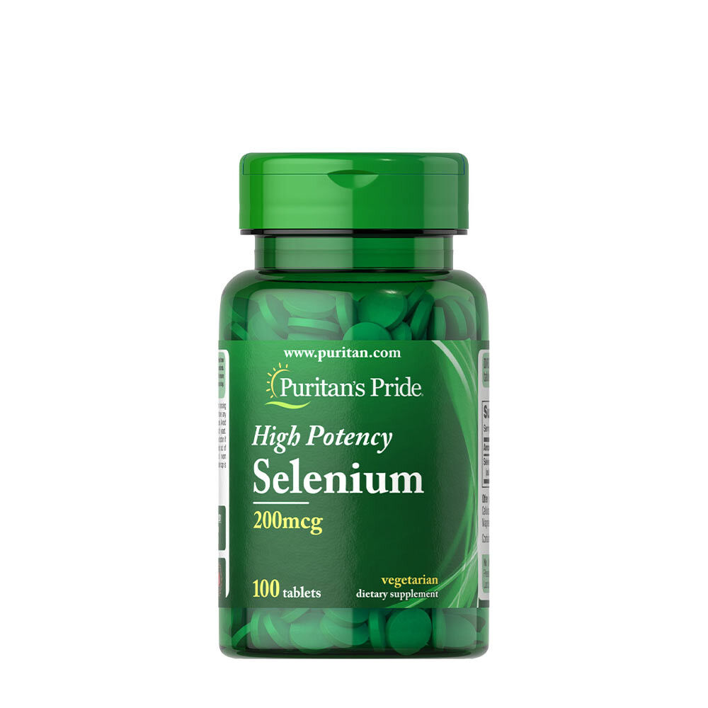 Puritan's Pride Selén 200 mcg (100 tabliet) - Viking Supplements