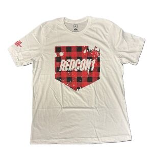 Redcon1 - Red Plaid Shield T-Shirt - XX-Large - Nuvalia