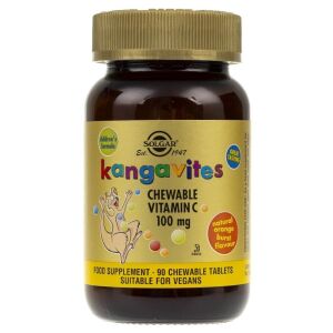SOLGAR Kangavites – žuvacie tablety s vitamínom C