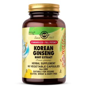 SOLGAR Korean Ginseng Root Extract SFP (60 caps) - Viking Supplements