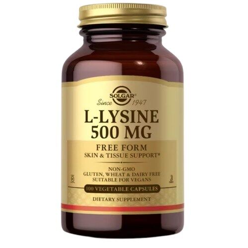 SOLGAR L-lyzín 500 mg (100 kapsúl) - Viking Supplements