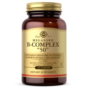 SOLGAR Megasorb B-Complex 50 (100 tabliet) – Viking Supplements