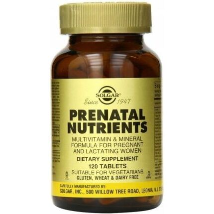 SOLGAR Prenatal Nutriens (120 tabliet) – Viking Supplements