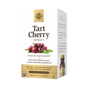 SOLGAR Tart Cherry (90 Vegan Caps) - Viking Supplements