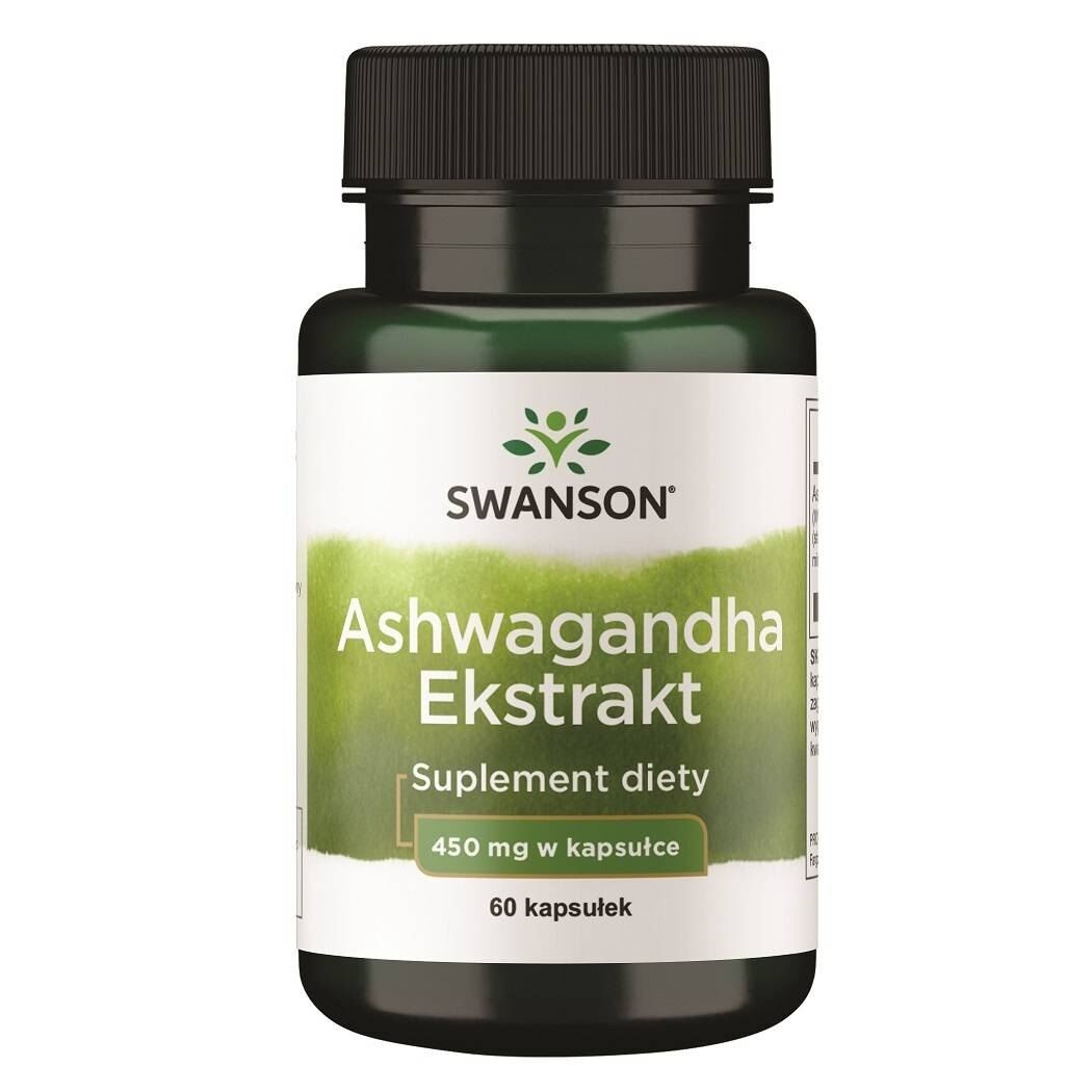 SWANSON Ashwagandha ekstrakt 60 kaps - Viking Supplements