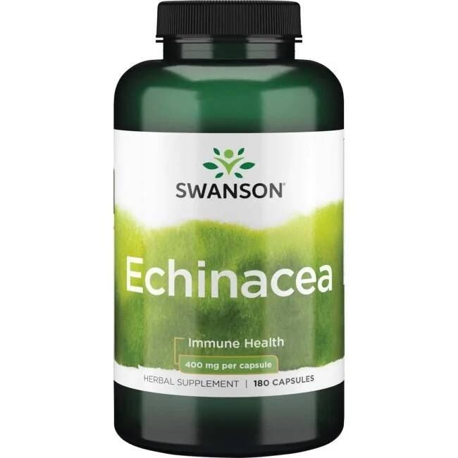 SWANSON Echinacea 400 mg 180 kapsúl – Viking Supplements