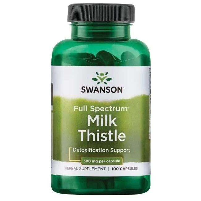 SWANSON FS Ostropestrec mariánsky 500 mg 100 kapsúl - Viking Supplements