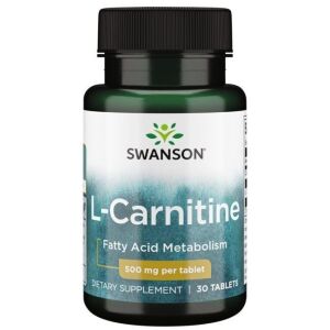 SWANSON L-karnityna 500mg 30 tabl - Viking Supplements