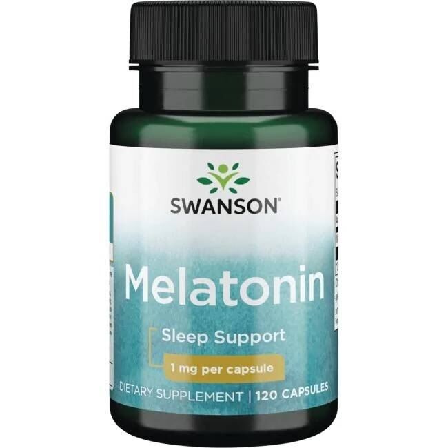 SWANSON Melatonin 1 mg 120 kapsler