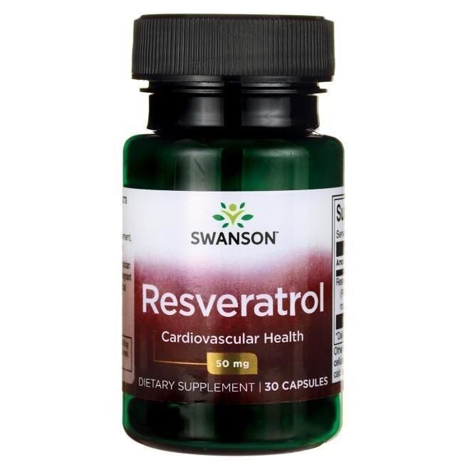 SWANSON Resveratrol 50 mg 30 kapsúl – Viking Supplements