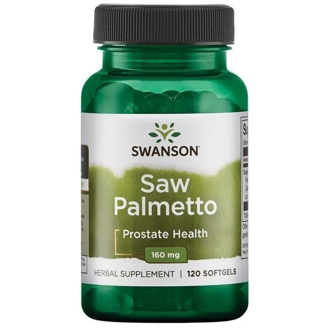 SWANSON Saw Palmetto-ekstrakt 160 mg, 120 softgels