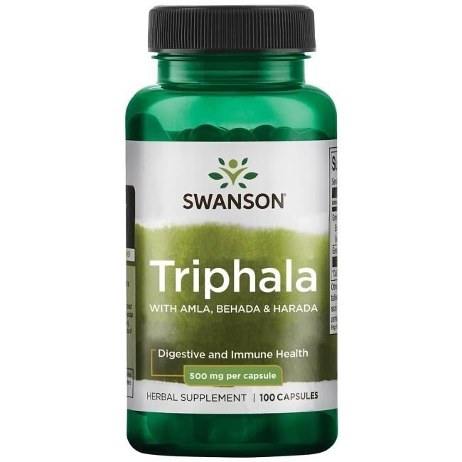 SWANSON Triphala 500 mg, 100 kapsúl – Viking Supplements
