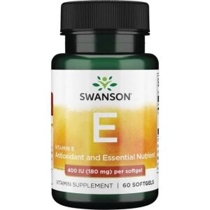 SWANSON Witamina E 400IU 60kaps - Viking Supplements