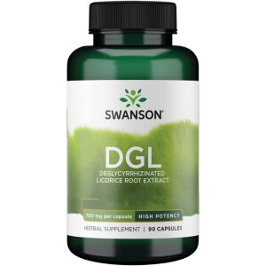 Swanson DGL High Potency 700mg 90 capsules - Viking Supplements