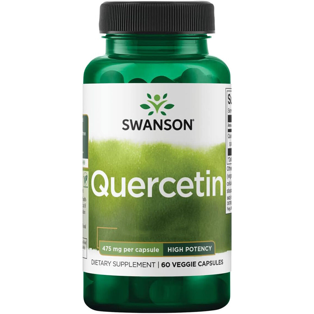 Swanson Quercetin s vysokou účinnosťou 475 mg, 60 kapsúl – Viking Supplements