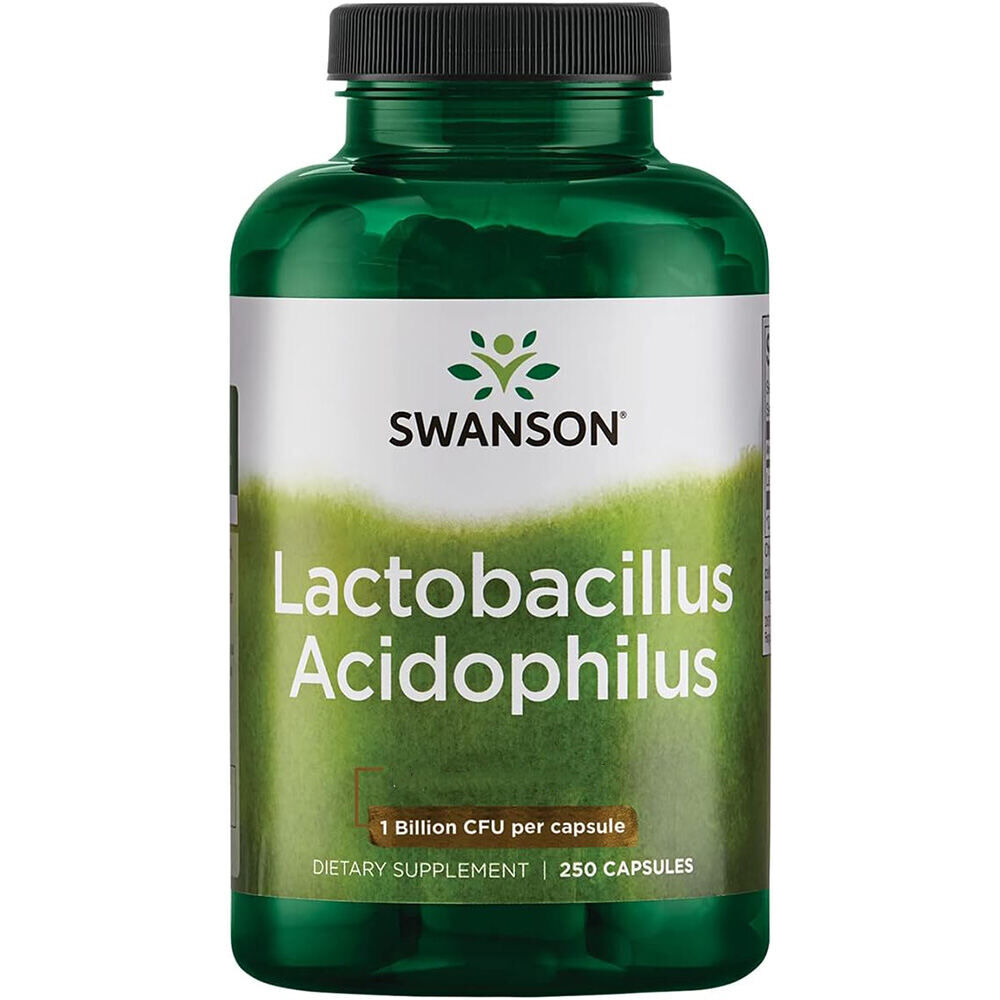 Swanson Lactobacillus acidophilus 1 bilión CFU, 250 kapsúl – Viking Supplements