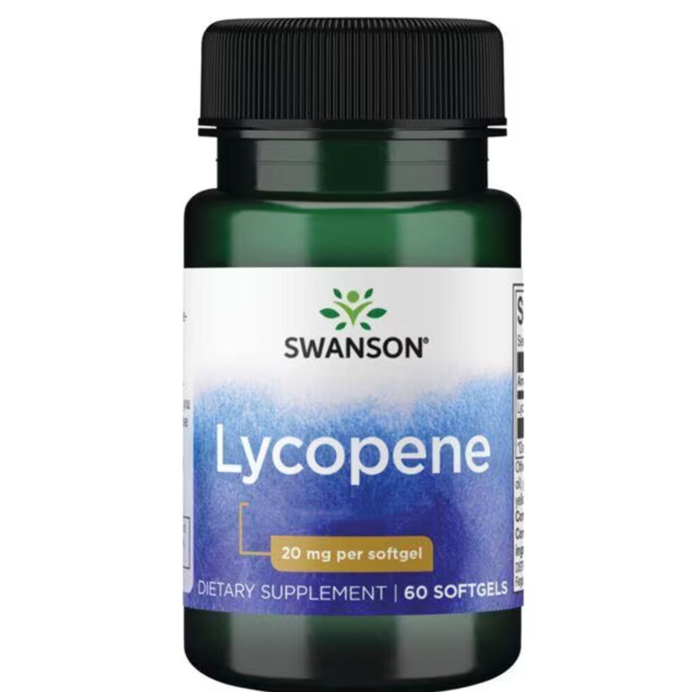 Swanson Lykopén 20 mg, 60 mäkkých kapsúl – Viking Supplements
