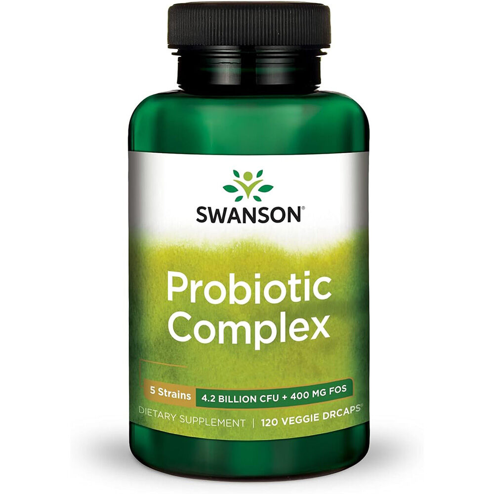 Swanson Probiotický komplex 4,2 miliardy CFU, 120 rastlinných kapsúl – Viking Supplements