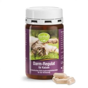 TIERLIEB Darm-Regulat s probiotikami pre mačky (120 kapsúl) – Viking Supplements