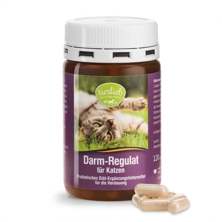 TIERLIEB Darm-Regulat s probiotikami pre mačky (120 kapsúl) – Viking Supplements