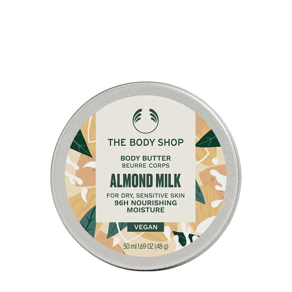 The Body Shop Almond Milk Body Butter (50 ml) - Viking Supplements