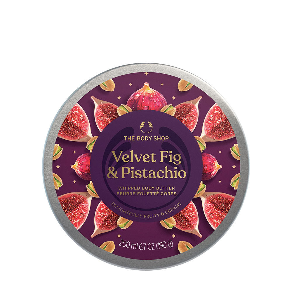 The Body Shop Velvet Fig and Pistachio Whipped Body Butter (200 ml)