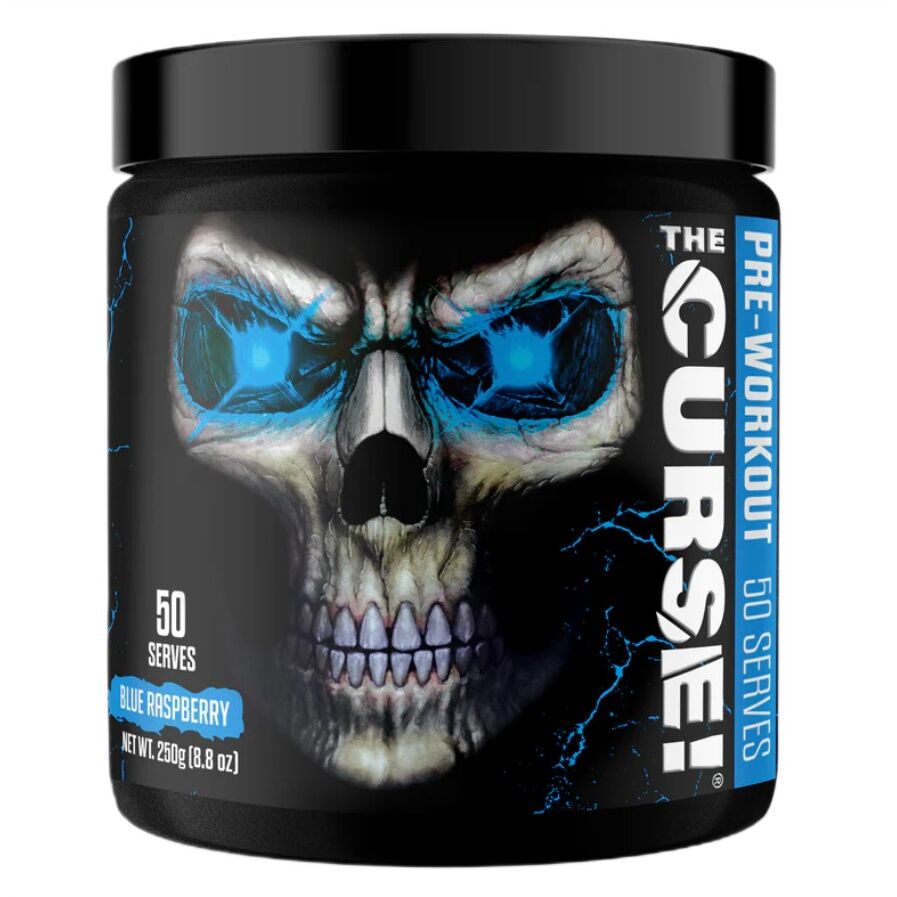JNX Sports - The Curse! Pre-Workout (EU), Blå Hindbær + 250 g